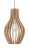 Lampa sufitowa wisząca Industrialna Loft IKA I zwis A 4171 NOWODVORSKI Lighting E27 x1 24cm oświetleniowa żyrandol nowoczesna drewno do Kuchni Jadalni nad stół blat wyspę drewniana sklejka Inspiracje Premium