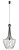 Lampa sufitowa wisząca Industrialna Loft LUKSOR BLACK S 8851 NOWODVORSKI Lighting E27 x1 37cm oświetleniowa żyrandol nowoczesna metal do Kuchni Jadalni nad stół blat wyspę czarny zwis Inspiracje Premium