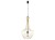 Lampa sufitowa wisząca Industrialna Loft LUKSOR GOLD S 8853 NOWODVORSKI Lighting E27 x1 37cm oświetleniowa żyrandol nowoczesna metal do Kuchni Jadalni nad stół blat wyspę złoty mosiądz zwis Inspiracje Premium