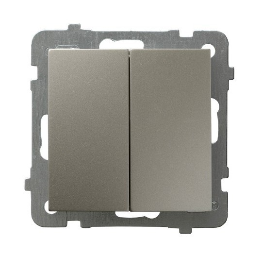 Łącznik podwójny schodowy ŁP-10G/m/45 As OSPEL satyna light