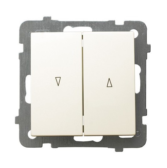 Łącznik żaluzjowy z blokadą mechaniczną ŁP-7GB/m/27 As OSPEL ecru
