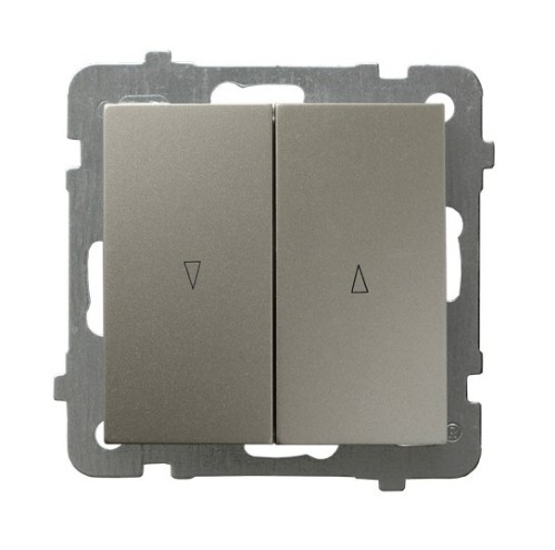 Łącznik żaluzjowy z blokadą mechaniczną ŁP-7GB/m/45 As OSPEL satyna light
