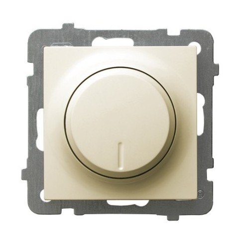 Ściemniacz uniwersalny do obciążenia żarowego, halogenowego oraz LED ŁP-8GL2/m/27 As OSPEL ecru