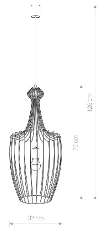 Lampa sufitowa wisząca Industrialna Loft LUKSOR GOLD L 8850 NOWODVORSKI Lighting E27 x1 32cm oświetleniowa żyrandol nowoczesna metal do Kuchni Jadalni nad stół blat wyspę złoty mosiądz zwis Inspiracje Premium