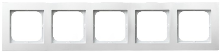 Ramka pięciokrotna R-5G/00 As OSPEL biały białe biała