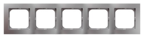 Ramka pięciokrotna R-5G/18 As OSPEL srebro srebrne srebrny srebrna