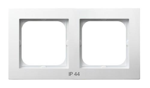 Ramka podwójna do łączników IP-44 RH-2G/00 As OSPEL biały białe biała
