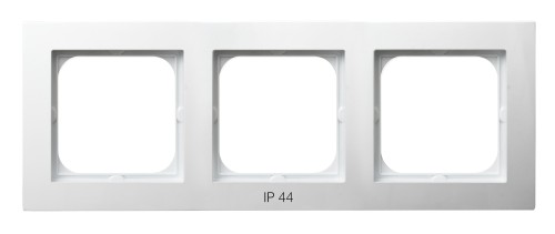 Ramka potrójna do łączników IP-44 RH-3G/00 As OSPEL biały białe biała