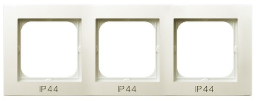 Ramka potrójna do łączników IP-44 RH-3G/27 As OSPEL ecru