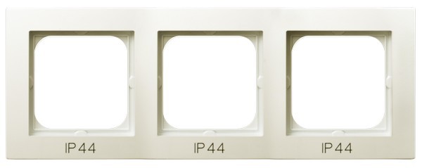 Ramka potrójna do łączników IP-44 RH-3G/27 As OSPEL ecru