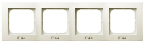 Ramka poczwórna do łączników IP-44 RH-4G/27 As OSPEL ecru