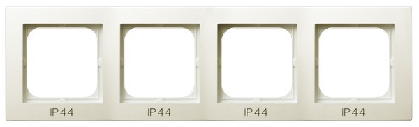 Ramka poczwórna do łączników IP-44 RH-4G/27 As OSPEL ecru