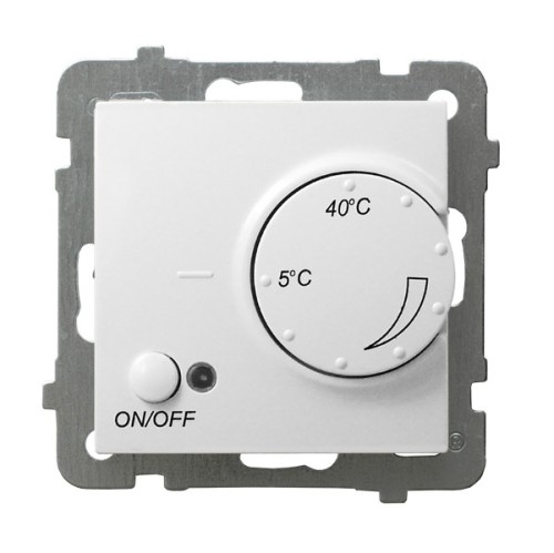 Regulator temperatury z czujnikiem podpodłogowym RTP-1G/m/00 As OSPEL biały białe biała