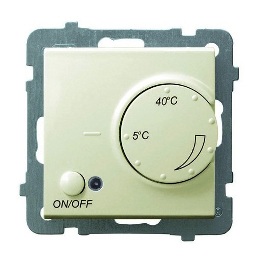 Regulator temperatury z czujnikiem podpodłogowym RTP-1G/m/27 As OSPEL ecru