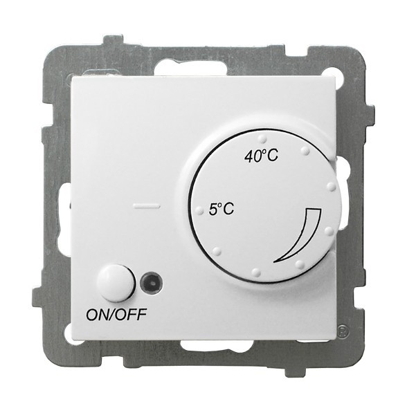Regulator temperatury z czujnikiem napowietrznym RTP-1GN/m/00 As OSPEL biały białe biała