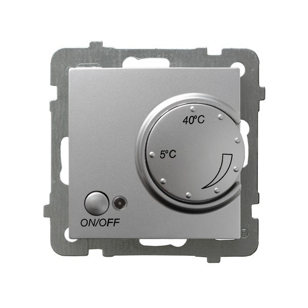 Regulator temperatury z czujnikiem napowietrznym RTP-1GN/m/18 As OSPEL srebro srebrne srebrny srebrna