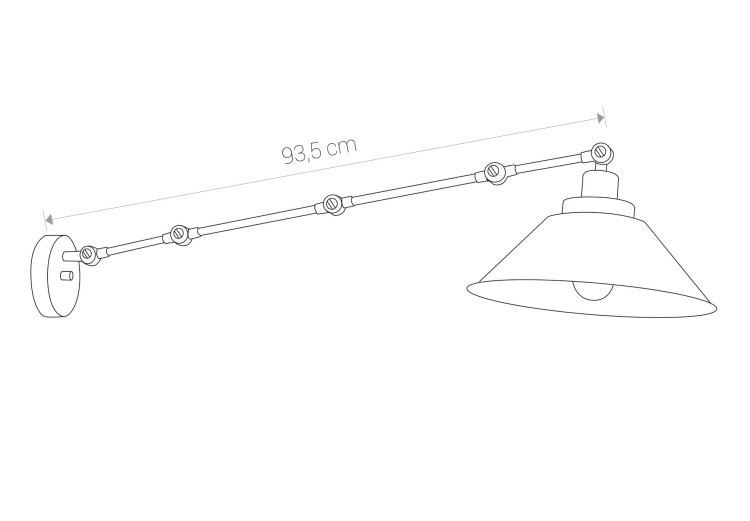 Lampa sufitowa ścienna Wisząca lub Kinkiet Industrialna Loft PANTOGRAPH 9126 NOWODVORSKI Lighting E27 x1 z regulacją wysokości 55-110cm oświetleniowa żyrandol nowoczesna metal do Kuchni Jadalni nad stół blat wyspę metalowa czarna zwis Inspiracje Premium