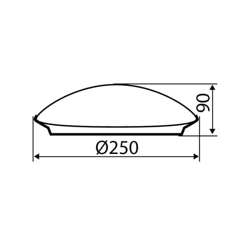 Plafoniera PLAFMIN O Kanlux 25690