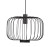 Lampa sufitowa wisząca Industrialna Loft ALLAN I 6941 NOWODVORSKI Lighting GU10 x1 48cm oświetleniowa żyrandol nowoczesna metal do Kuchni Jadalni nad stół blat wyspę czarny zwis Inspiracje Premium