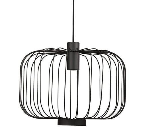 Lampa sufitowa wisząca Industrialna Loft ALLAN I 6941 NOWODVORSKI Lighting GU10 x1 48cm oświetleniowa żyrandol nowoczesna metal do Kuchni Jadalni nad stół blat wyspę czarny zwis Inspiracje Premium