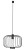 Lampa sufitowa wisząca Industrialna Loft ALLAN I 6941 NOWODVORSKI Lighting GU10 x1 48cm oświetleniowa żyrandol nowoczesna metal do Kuchni Jadalni nad stół blat wyspę czarny zwis Inspiracje Premium
