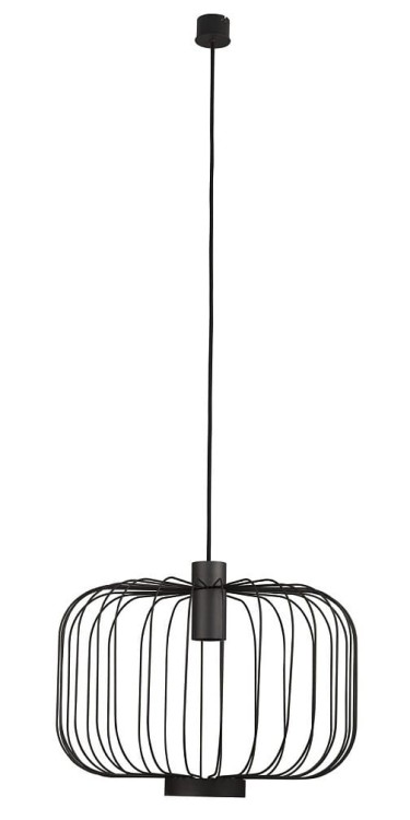 Lampa sufitowa wisząca Industrialna Loft ALLAN I 6941 NOWODVORSKI Lighting GU10 x1 48cm oświetleniowa żyrandol nowoczesna metal do Kuchni Jadalni nad stół blat wyspę czarny zwis Inspiracje Premium