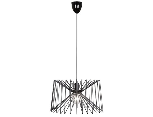 Lampa sufitowa wisząca Industrialna Loft NESS I 6768 NOWODVORSKI Lighting E27 x1 45cm oświetleniowa żyrandol nowoczesna metal do Kuchni Jadalni nad stół blat wyspę czarny zwis Inspiracje Premium