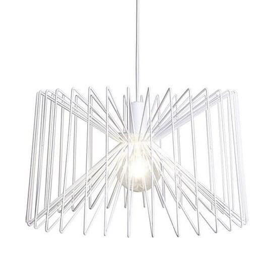 Lampa sufitowa wisząca Industrialna Loft NESS I 6767 NOWODVORSKI Lighting E27 x1 45cm oświetleniowa żyrandol nowoczesna metal do Kuchni Jadalni nad stół blat wyspę biała zwis Inspiracje Premium
