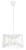 Lampa sufitowa wisząca Industrialna Loft NESS I 6767 NOWODVORSKI Lighting E27 x1 45cm oświetleniowa żyrandol nowoczesna metal do Kuchni Jadalni nad stół blat wyspę biała zwis Inspiracje Premium