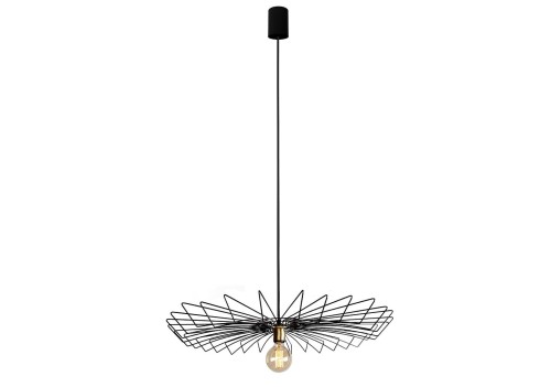Lampa sufitowa wisząca Industrialna Loft UMBRELLA 8874 NOWODVORSKI Lighting E27 x1 78cm oświetleniowa żyrandol nowoczesna metal do Kuchni Jadalni nad stół blat wyspę złoty mosiądz zwis Inspiracje Premium