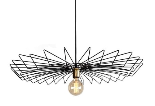 Lampa sufitowa wisząca Industrialna Loft UMBRELLA 8874 NOWODVORSKI Lighting E27 x1 78cm oświetleniowa żyrandol nowoczesna metal do Kuchni Jadalni nad stół blat wyspę złoty mosiądz zwis Inspiracje Premium