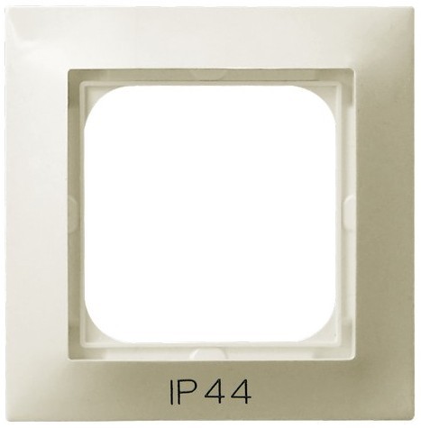 Ramka pojedyncza do łączników IP-44 RH-1Y/27 Impresja OSPEL ecru