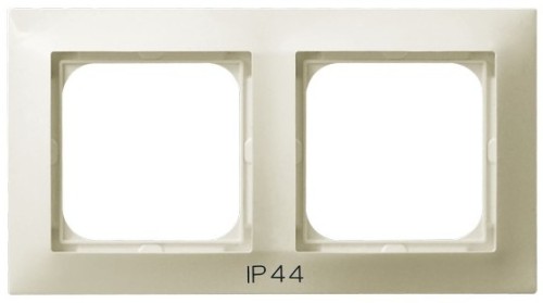 Ramka podwójna do łączników IP-44 RH-2Y/27 Impresja OSPEL ecru