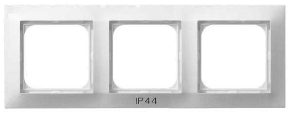 Ramka potrójna do łączników IP-44 RH-3Y/00 Impresja OSPEL biały białe biała