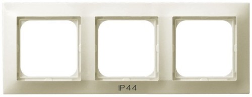 Ramka potrójna do łączników IP-44 RH-3Y/27 Impresja OSPEL ecru