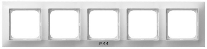 Ramka pięciokrotna do łączników IP-44 RH-5Y/00 Impresja OSPEL biały białe biała