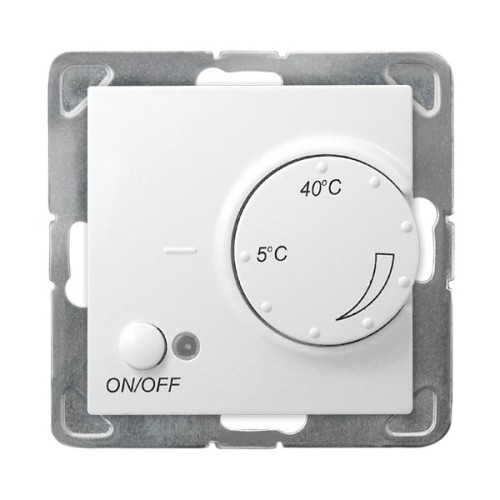 Regulator temperatury z czujnikiem podpodłogowym RTP-1Y/m/00 Impresja OSPEL biały białe biała