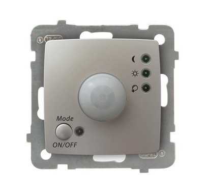Elektroniczny czujnik ruchu ŁP-16S/m/43 Karo OSPEL srebrny perłowy