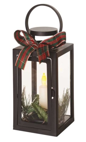 Dekoracja Lampion 1 LED 20cm 3x AAA WW DCLV14 Emos IP20 0,06W lampa Boże Narodzenie ozdoba świecąca dekoracja na święta świąteczna elektryczna vintage świeczka przenośna ciepły biały ciemny