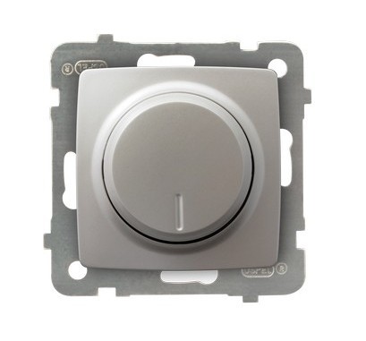 Ściemniacz uniwersalny do obciążenia żarowego, halogenowego oraz LED ŁP-8SL2/m/43 Karo OSPEL srebrny perłowy