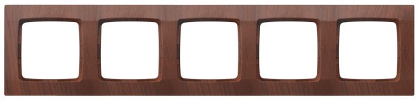 Ramka pięciokrotna R-5S/57 Karo OSPEL wenge