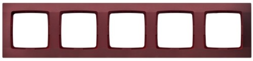 Ramka pięciokrotna R-5S/58 Karo OSPEL burgund