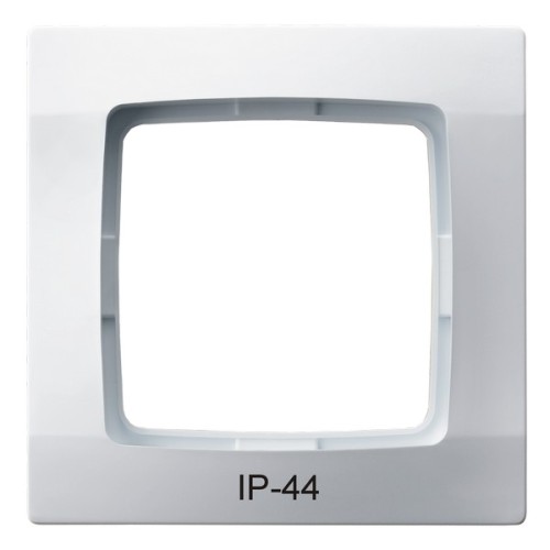 Ramka pojedyncza do łączników IP-44 RH-1S/00 Karo OSPEL biały białe biała