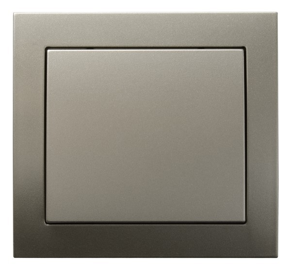 Łącznik jednobiegunowy ŁP-1W/45 Kier OSPEL satyna light