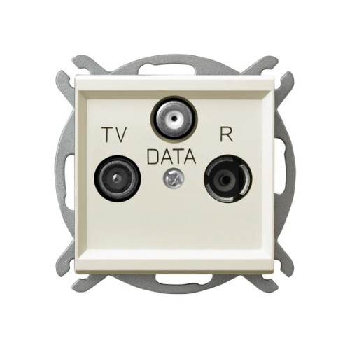 Gniazdo RTV-DATA GPA-RD/m/27 Sonata OSPEL ecru