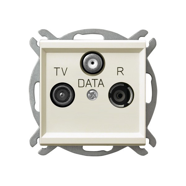 Gniazdo RTV-DATA GPA-RD/m/27 Sonata OSPEL ecru