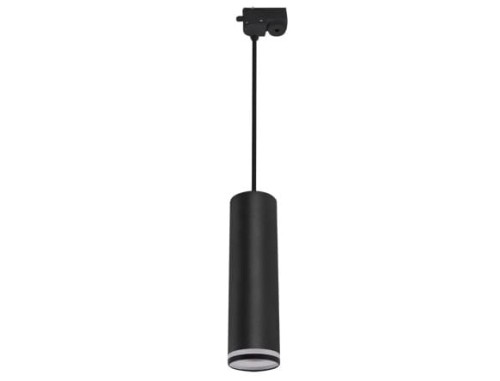 Lampa szynowa wisząca punktowa Industrialna szynowy GU10 Zula Tra 20 Black 03994 Struhm Ideus Loft nowoczesna sufitowa oświetlenie szynowe 230V zwis szynoprzewodu czarna