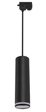 Lampa szynowa wisząca punktowa Industrialna szynowy GU10 Zula Tra 20 Black 03994 Struhm Ideus Loft nowoczesna sufitowa oświetlenie szynowe 230V zwis szynoprzewodu czarna