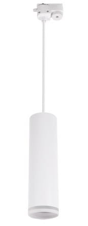 Lampa szynowa wisząca punktowa Industrialna szynowy GU10 Zula Tra 20 White 03993 Struhm Ideus Loft nowoczesna sufitowa oświetlenie szynowe 230V zwis szynoprzewodu biała