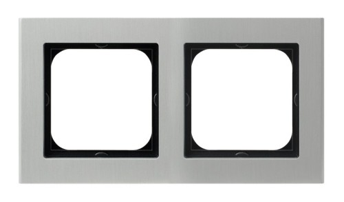Ramka podwójna R-2RA/35 Sonata OSPEL aluminium
